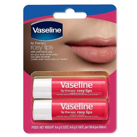 Protetor Labial Vaseline - Lip Therapy Rosy Lips C/ 2 Un.