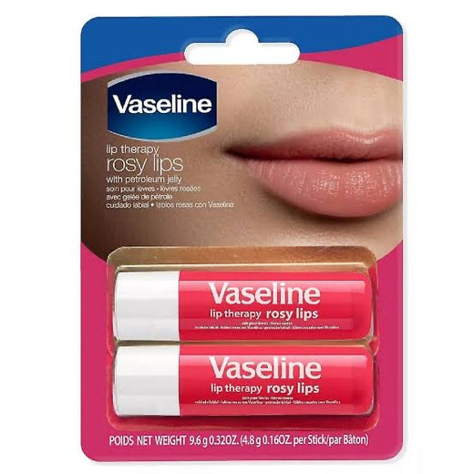 Protetor Labial Vaseline - Lip Therapy Rosy Lips C/ 2 Un.