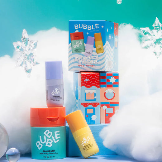 Kit Bubble Frosty Faces, 3 peças com Slam Dunk 30ml, Water Slide 5ml e Day Dream 5ml - Skincare