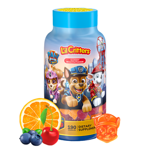 L'il Critters Paw Patrol Gummy - Multivitamínico para crianças 190 gomas