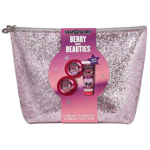 Soap & Glory Edição - Kit Hidratante + esfoliante + gel de banho