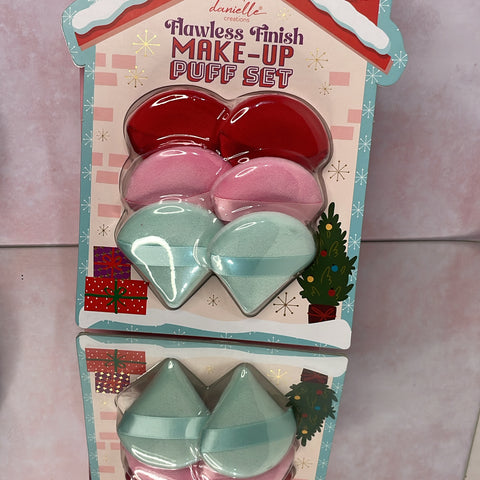 Kit esponja maquiagem- embalagem Natal 6unidades