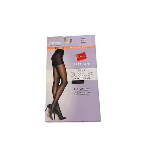 Meia Calça preta - Hanes Support Light Coverage