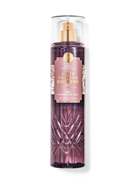 Body Splash Cozy Vanilla Bourbon - Bath & Body Works 236ml