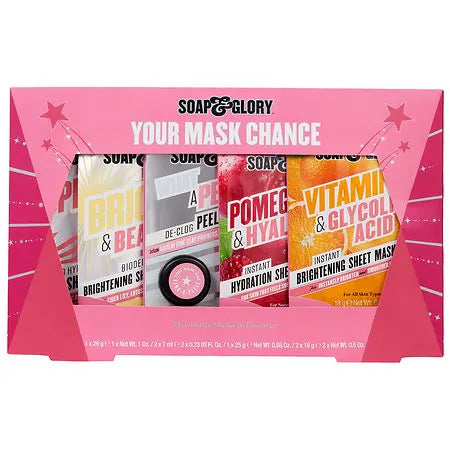 Soap & Glory- kit máscara facial 5unidades