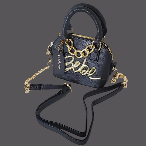 Mini Bolsa - Bebe com detalhes dourados