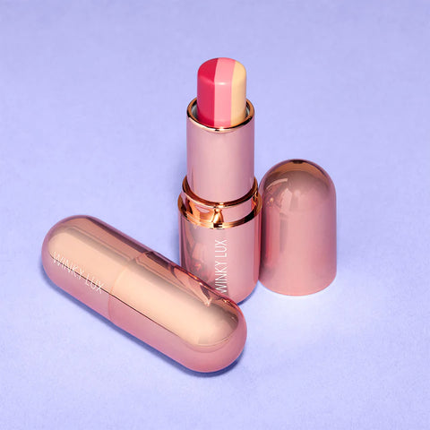 Bálsamo labial colorido morango rosa - Winky Lux