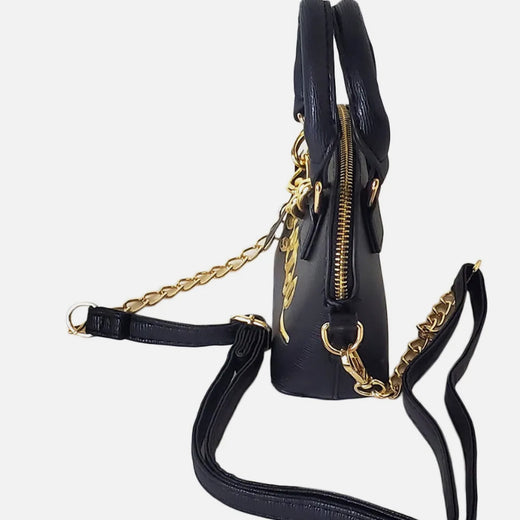 Mini Bolsa - Bebe com detalhes dourados