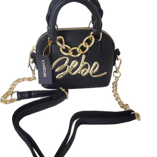 Mini Bolsa - Bebe com detalhes dourados